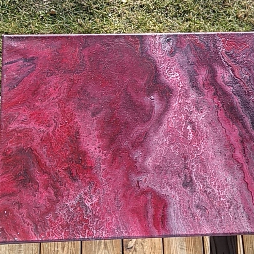 Acrylic pour painting
